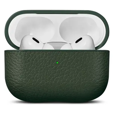 Woolnut kožené pouzdro pro AirPods Pro 2. generace tmavě zelené