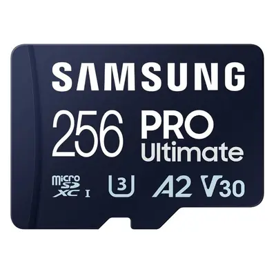 Samsung micro SDXC 256GB PRO Ultimate + SD adaptér MB-MY256SA/WW Černá