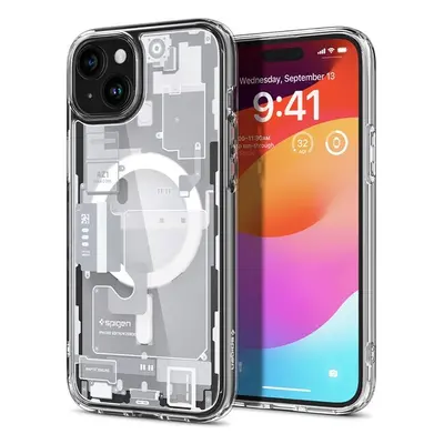 Spigen Ultra Hybrid MagFit kryt iPhone 15 zero one bílý