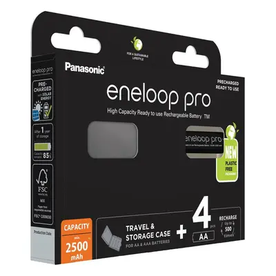 Panasonic Eneloop Pro AA 4ks 3HCDEC4BE Černá