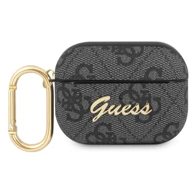 Guess 4G Script PC/PU pouzdro pro Airpods Pro šedé