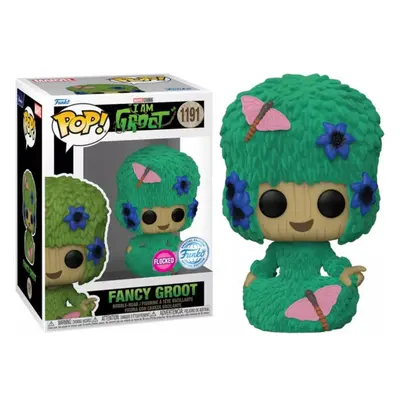 Funko POP! #1191 Marvel: I Am Groot- Groot (Marie Hair)(Flocked)