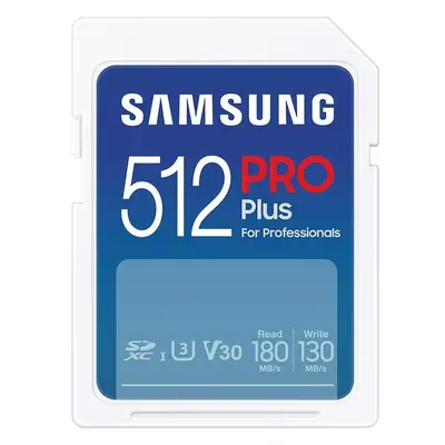 Samsung SDXC 512GB PRO PLUS MB-SD512S/EU Modrá