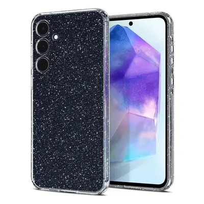 Spigen Liquid Crystal Glitter kryt Samsung Galaxy A55 čirý