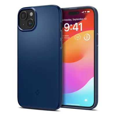 Spigen Thin Fit kryt iPhone 15 modrý