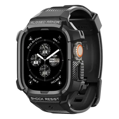 Spigen Rugged Armor Pro kryt s řemínkem Apple Watch Ultra 2/Ultra 49mm černý