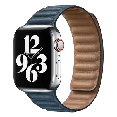 Apple Watch kožený tah 40/38mm S/M baltsky modrý Baltsky modrá