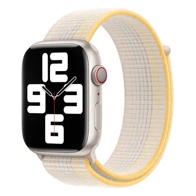 Apple Watch 49/45/44/42mm hvězdně bílý provlékací sportovní řemínek Hvězdně bílá