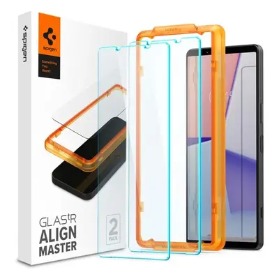 Spigen Glass tR Align Master tvrzené sklo 2 Pack Sony Xperia 1 V