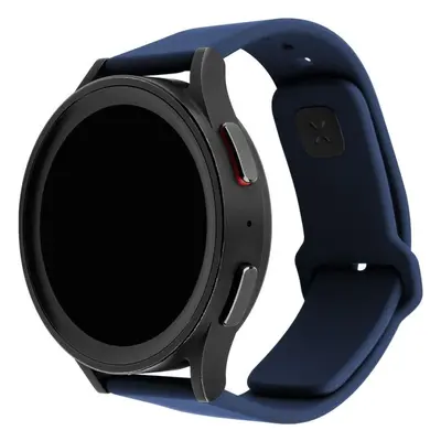 FIXED set silikonových řemínků s Quick Release 22mm pro smartwatch modrý