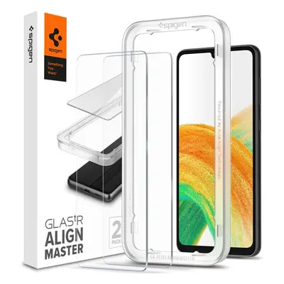 Spigen AlignMaster Glas.tR 2 Pack tvrzenné sklo Samsung Galaxy A33 5G