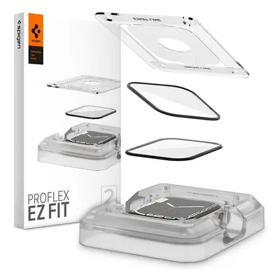 Spigen ProFlex EZ Fit 2 Pack - Apple Watch 7 45mm Černá