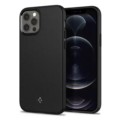 Spigen MagArmor magnetický kryt Apple iPhone 12/ 12 Pro černý