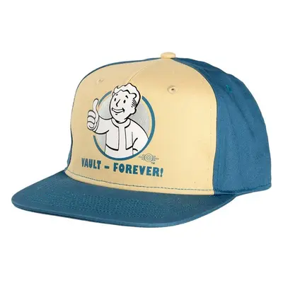 Kšiltovka Fallout - Vault Forever (Snapback) Modrá/Žlutá