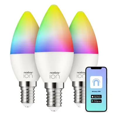 Niceboy ION SmartBulb RGB E14 6W triple pack