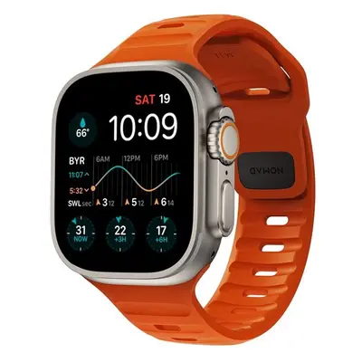 Nomad Sport Strap M/L Orange Apple Watch 42/44/45/Ultra 49mm NM00736685 Oranžová