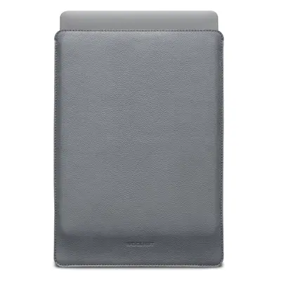 Woolnut kožené Sleeve pouzdro pro 16" MacBook Pro šedé