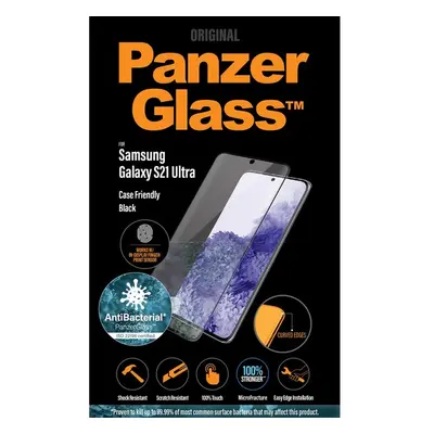 PanzerGlass Premium Antibacterial Samsung Galaxy S21 Ultra (FingerPrint ready) černé