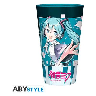 Sklenice Hatsune Miku - Musical City 400 ml