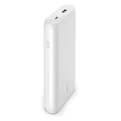 Belkin BOOST CHARGE USB-C Power Delivery PowerBanka (30W), 20000mAh, bílá