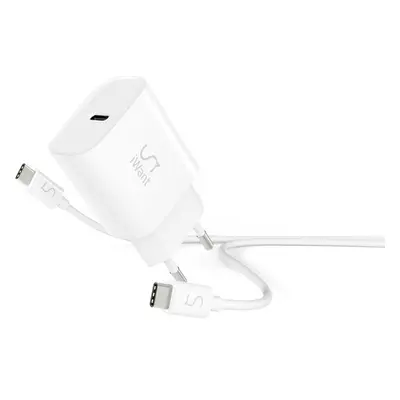 iWant USB-C PD MINI II síťová nabíječka 20W + USB-C kabel 1,2m