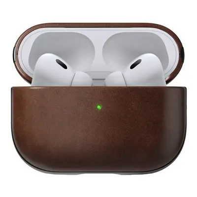 Nomad Modern Leather pouzdro AirPods Pro 2. generace tmavě hnědé