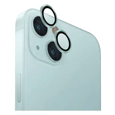 UNIQ OPTIX Aluminium Camera Lens Protector iPhone 15/15 Plus mentolová