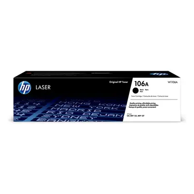 HP 106A Original Laser Toner Cartridge černá Černá