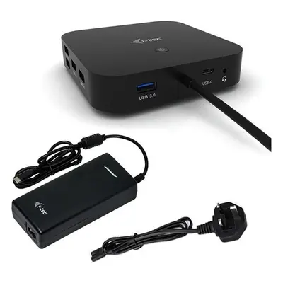 i-Tec USB-C Dual Display Docking Station with Power Delivery 100 W + i-Tec Universal Charger 112