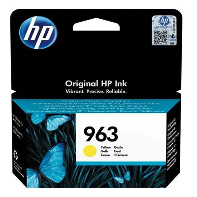 HP 963 originální inkoustová cartridge žlutá Žlutá