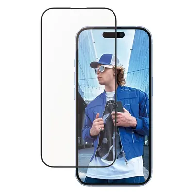 PanzerGlass® Aluminum Ultra-Wide Fit sklo Apple iPhone 16/15 s instalačním rámečkem