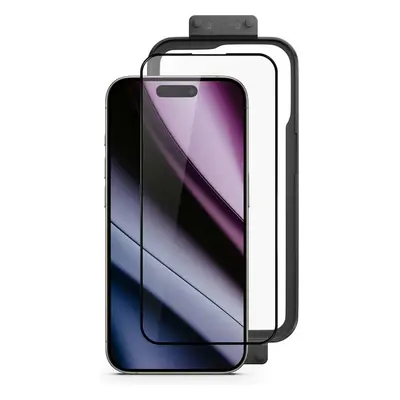 Epico ImpactBuffer tvrzené sklo 3D pro iPhone 16 s instalačním rámečkem Čirá