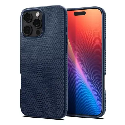 Spigen Liquid Air kryt iPhone 16 Pro Max navy blue