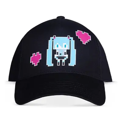 Difuzed Hatsune Miku Kšiltovka Pixel Černá