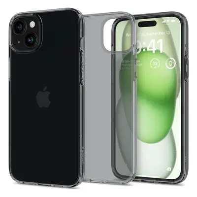 Spigen Crystal Flex kryt iPhone 15 Plus šedý