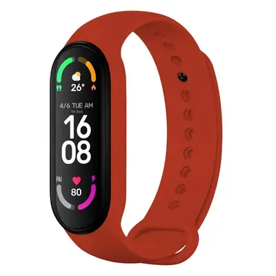 FIXED Silicone Strap silikonový řemínek Xiaomi Mi Band 7/6/5 červený