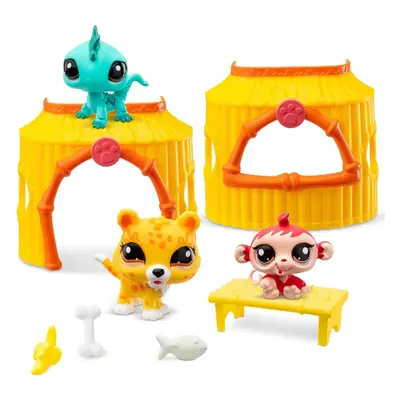 Abacusspiele Littlest pet shop zvířátka 3 ks Džungle