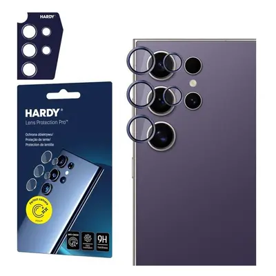 3mk Hardy Lens Protection Pro skla na fotoaparát Samsung Galaxy S24 Ultra fialová