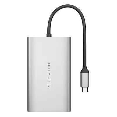 HyperDrive USB-C na duální adaptér HDMI + rychlonabíjení přes USB (M1) Šedá