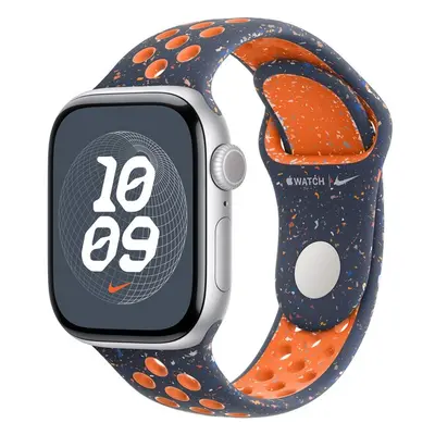 Apple Watch 41/40/38mm Blue Flame sportovní řemínek Nike M/L Blue Flame