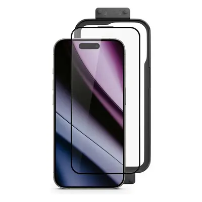 Epico Hero tvrzené sklo 3D pro iPhone 16 Pro s instalačním rámečkem Čirá