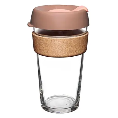 KeepCup Hrnek skleněný BREW CORK FRAPPE L 454 ml Béžová