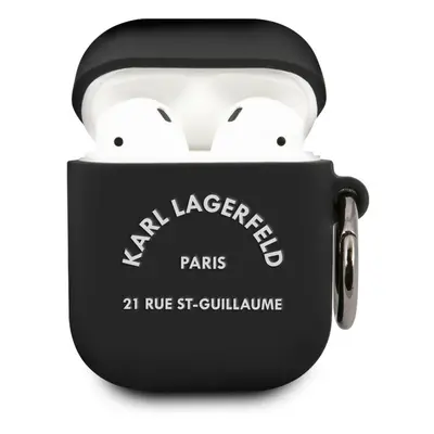 Karl Lagerfeld Rue St Guillaume pouzdro Airpods 1/2 černé