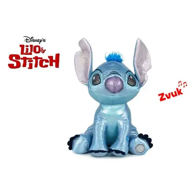 Plyšák Lilo & Stitch -Stitch Glitter ball 30 cm (se zvukem)