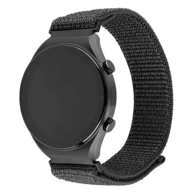 FIXED Nylon Sporty Strap řemínek s Quick Release (22mm) tmavě šedý