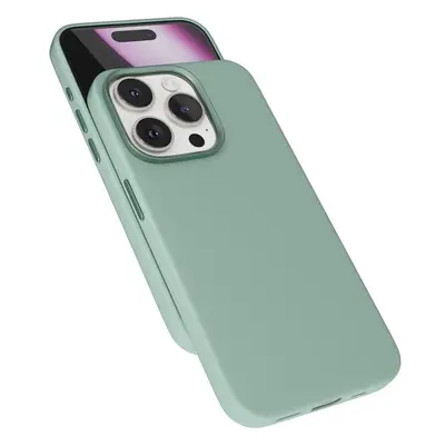 Epico Mag+ Silicone kryt pro iPhone 16 Pro Max mátově zelená Mátově zelená