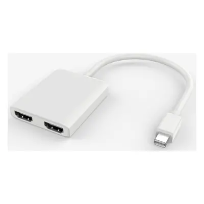 PremiumCord adaptér mini DisplayPort - 2x HDMI, rozšíření + zrcadlení obrazu, 4K*2K@30Hz - kport