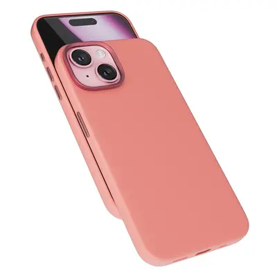 Epico Mag+ Silicone kryt pro iPhone 16 Plus broskvově růžová Broskvově růžová