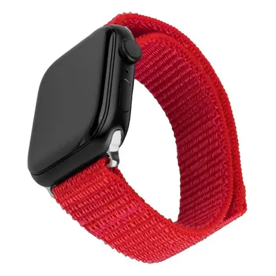 FIXED Nylon Sporty Strap řemínek Apple Watch 38/40/41mm, červený