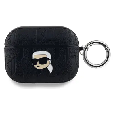 Karl Lagerfeld PU Embossed Karl Head pouzdro AirPods Pro černé